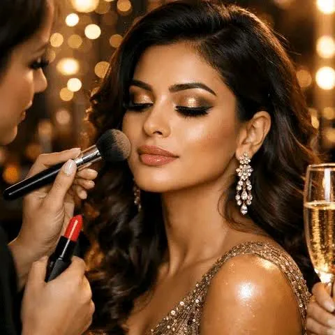 Party Make Up and Hair Styling