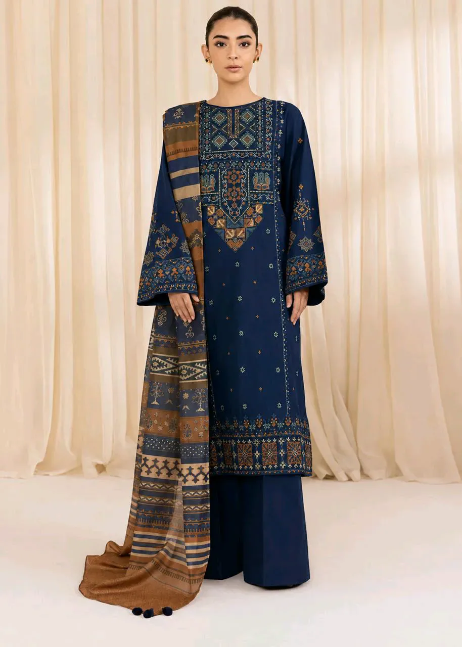BRAND:*KAYSERIA* dhanak embroidered hit code unstitched 3pc