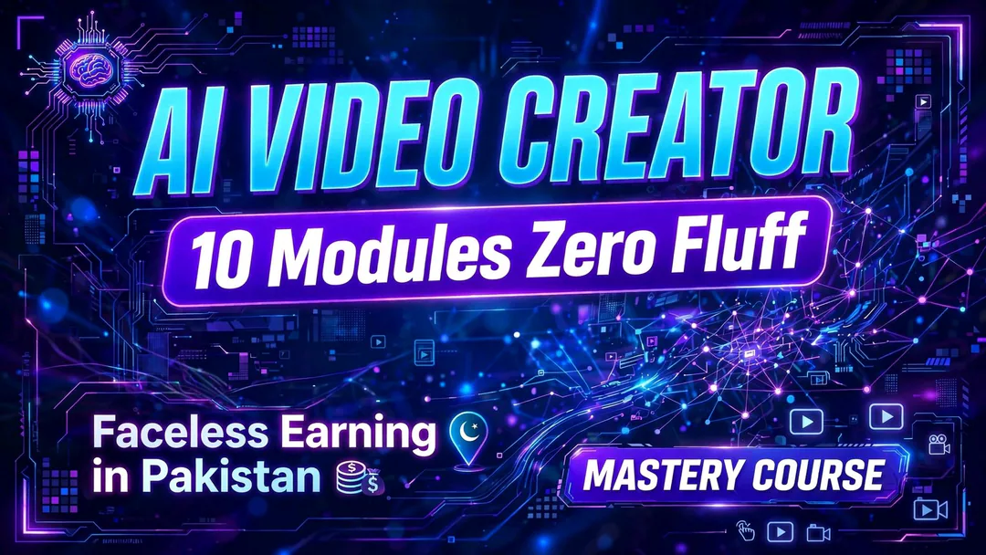 *AI Video Creator Bootcamp 2026 - 10 Din Me Faceless Video Se Earning Shuru Karo*