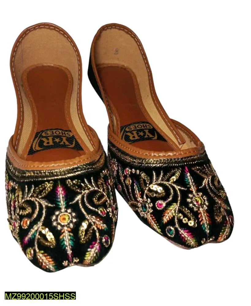 Fancy Embroidered Ladies Khussa | Hikmat Collection Bannu